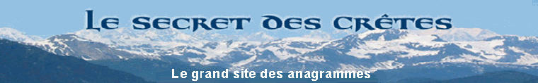 le grand site des anagrammes